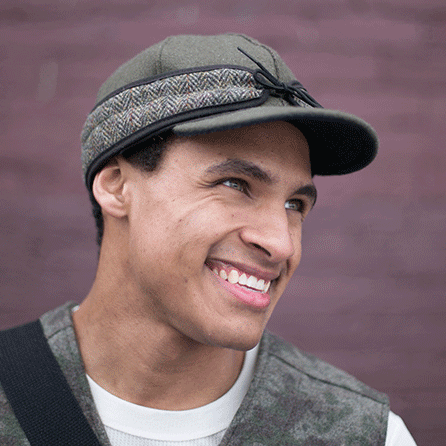 The Original Cap with Harris Tweed