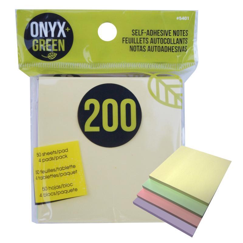 Self-Adhesive Notes, Pack of 200