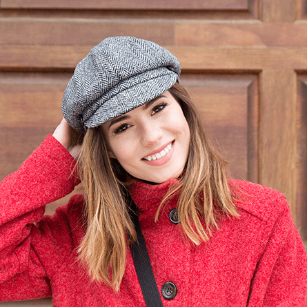 The Gatsby Cap In Harris Tweed