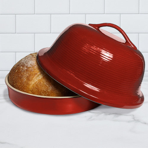 Celebrate the art of bread baking with our new bread cloche! Featuring our  signature red clay and white glaze, this beautiful baker will…