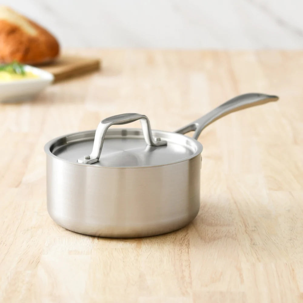 Stainless Steel 3 Quart Saucepan with Cover - Liberty Tabletop
