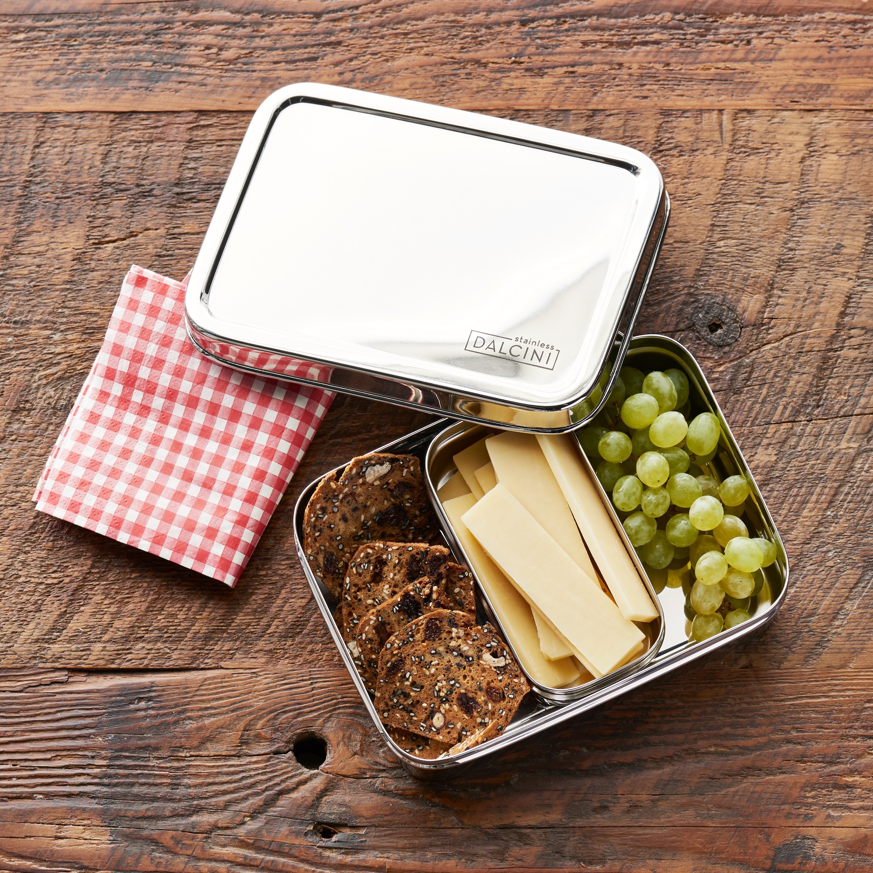 Dalcini Stainless Stainless Steel Bistro Lunch Box