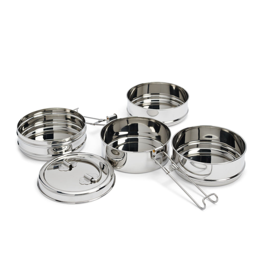 4 Layer Tiffin Carrier - DALCINI Stainless