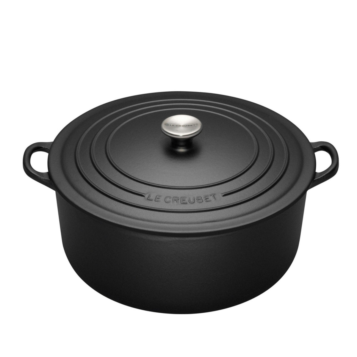 Black Cast Iron Pot