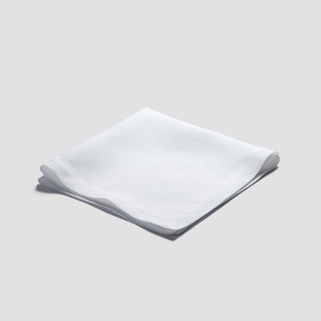 White Linen Napkin Set - PIGLET US