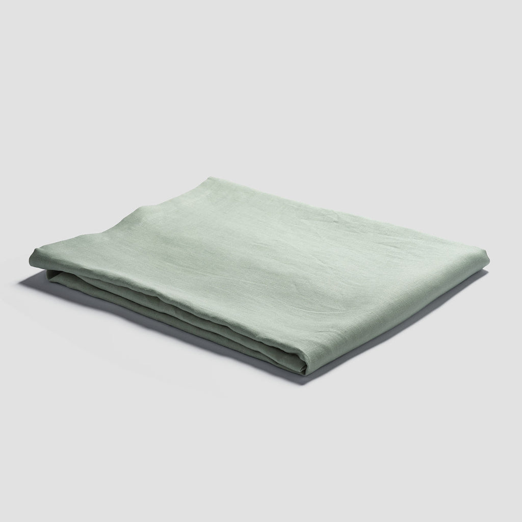 Sage Green Linen Tablecloth - PIGLET US