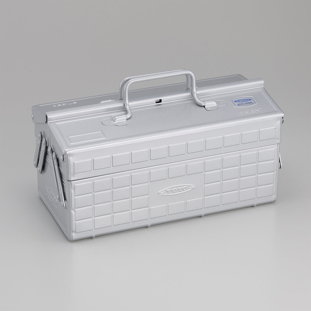 Steel Toolbox with Cantilever Lid and Upper Storage Trays, style ST-350