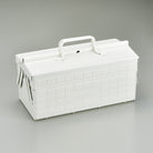 Steel Toolbox with Cantilever Lid and Upper Storage Trays, style ST-350