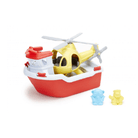 Rescue Boat And Helicopter