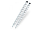 Classic Century Lustrous Chrome Pen And Pencil Set