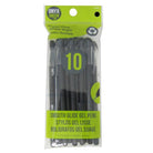 Recycled Black Gel Pens, Pack of 10
