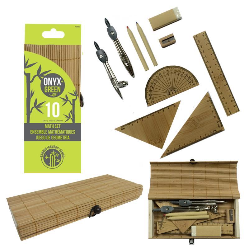 Bamboo 10-Piece Math Set