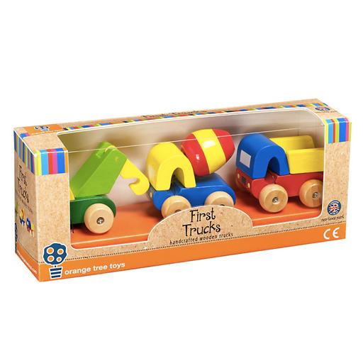Set of 3 Wooden Trucks