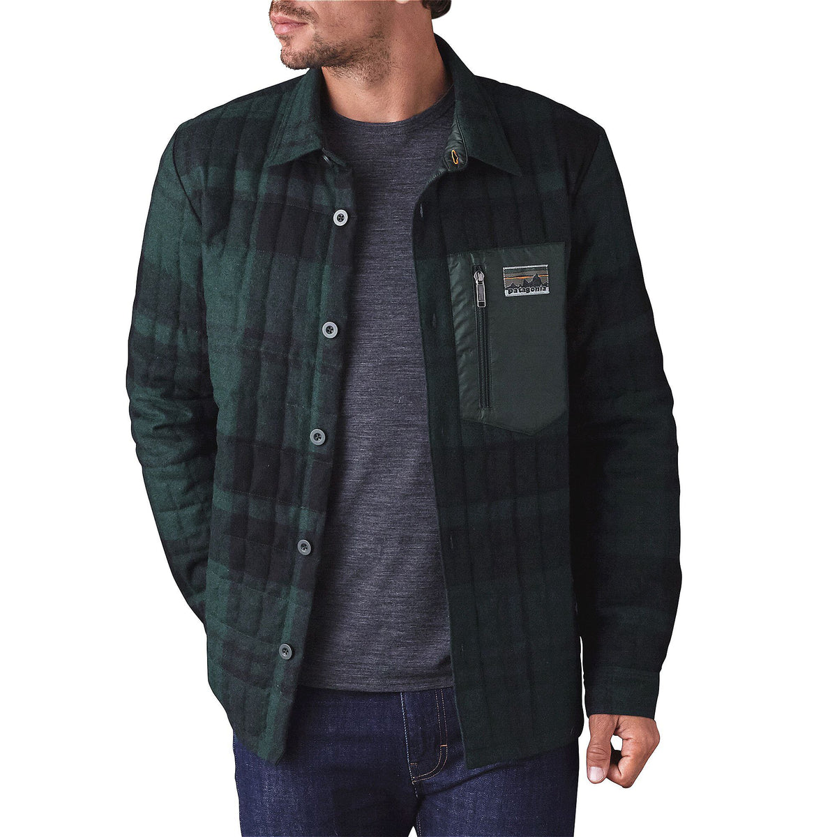 Men's Recycled Down Shirt Jacket