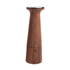 Oblique Walnut Wood Salt Mill