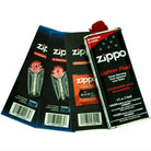 Accessories Pack: 4oz Lighter Fluid Tin, Wick, 12 Flints